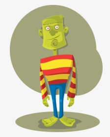 Frankenstein Monster Halloween Vector Character Halloween - Halloween แฟ รง เก น ส ไต น, HD Png Download, Transparent PNG