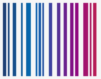 Transparent Fake Barcode Png - Purple Bar Code Png, Png Download, Transparent PNG
