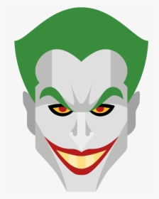 Joker Smile Vector - Joker Face Cartoon Png, Transparent Png, Transparent PNG