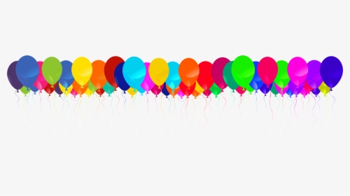Balloon Border Png Images Pictures - Transparent Birthday Balloons Border Png, Png Download, Transparent PNG