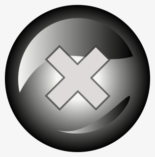 Black Close Button Png - Exit Button Transparent Background Png, Png Download, Transparent PNG