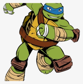 Download Tmnt Michelangelo Clipart Michaelangelo Raphael - Ninja Turtles Leonardo Cartoon, HD Png Download, Transparent PNG