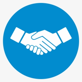 Handshake Icon Blue Png - After Sales Service Icon, Transparent Png, Transparent PNG