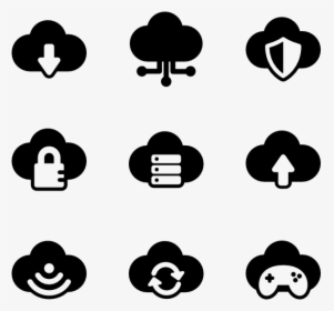 Cloud Computing Pictograms - Cloud Service Icon Png, Transparent Png, Transparent PNG