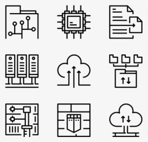 Data And Network - Vector Computer Icon Png, Transparent Png, Transparent PNG