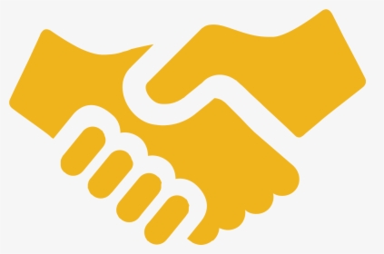 Yellow Handshake Icon Png, Transparent Png, Transparent PNG