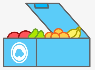 Image Of Cart Icon - Fruits Box Icon, HD Png Download, Transparent PNG