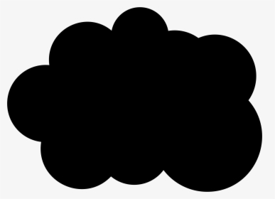 Cloud Silhouette Clip Arts - Clipart Black Cloud Png, Transparent Png, Transparent PNG