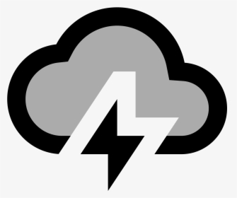 The Icon Is A Stylized Depiction Of A Storm Cloud, HD Png Download, Transparent PNG