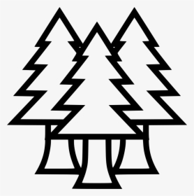 Line,clip Art,font,line Art,black And White,graphics,coloring - Lumberjack Pine Trees, HD Png Download, Transparent PNG