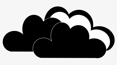 Clouds, Sky, Design, Weather, Nature, Cloudscape, Icon - Nubes Png Blanco Y Negro, Transparent Png, Transparent PNG