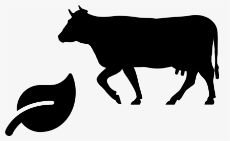 Sustainable Meat Icon - Transparent Cow Silhouette, HD Png Download, Transparent PNG