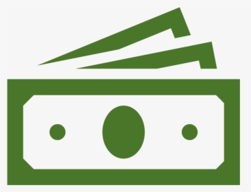 An Icon Representing A Stack Of Dollar Bills - Circle, HD Png Download, Transparent PNG