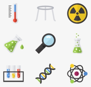 Lab Elements - Laboratory Flat Icon Png, Transparent Png, Transparent PNG