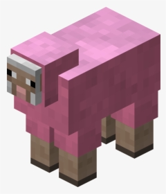 Pink Sheep Png - Minecraft Sheep Png, Transparent Png, Transparent PNG