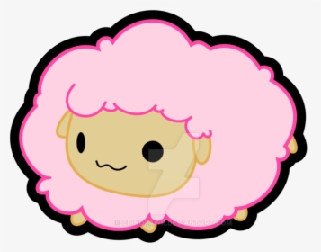 Transparent Pink Sheep Png - Pink Fluffy Sheep, Png Download, Transparent PNG