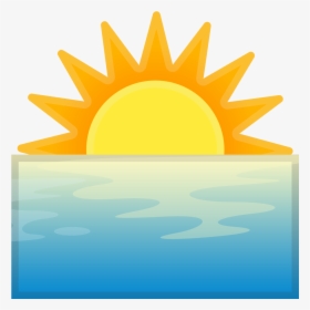 Sunrise Icon - Sunrise Emoji, HD Png Download, Transparent PNG