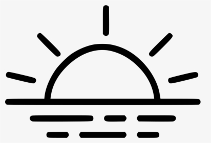 Sea Sunset Sunrise - Sunrise Png Icon, Transparent Png, Transparent PNG