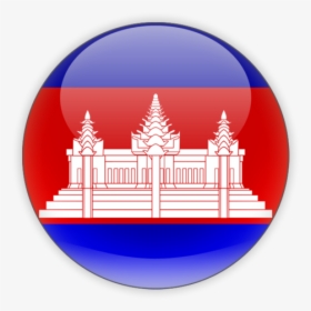 Download Flag Icon Of Cambodia At Png Format - Cambodia Flag Circle Png, Transparent Png, Transparent PNG