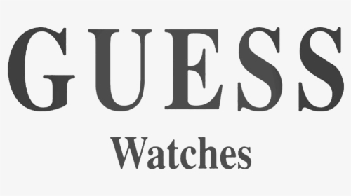 Guess Logo Png Transparent Background - Guess Watches, Png Download, Transparent PNG