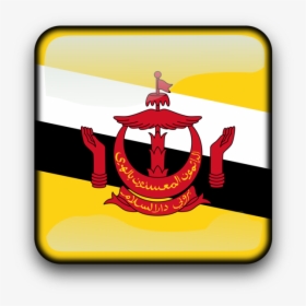 Symbol,brand,yellow - Flag Of Brunei Darussalam, HD Png Download, Transparent PNG
