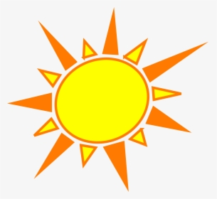 Top 81 Sun Clip Art - Yellow And Orange Sun, HD Png Download, Transparent PNG