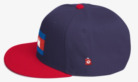 Cambodia Khmer Flag Snapback Hat Cap High Quality Durable - Baseball Cap, HD Png Download, Transparent PNG