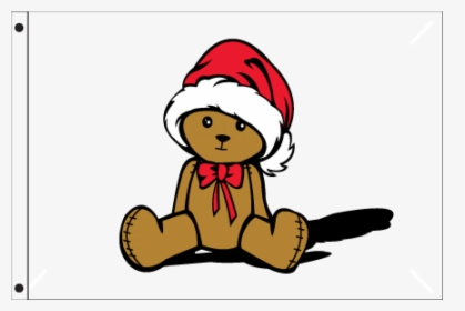 Teddy Bear With Santa Hat Flag - David The Name Gif, HD Png Download, Transparent PNG
