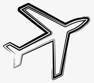 Line Art,angle,area - Airline Ticket, HD Png Download, Transparent PNG