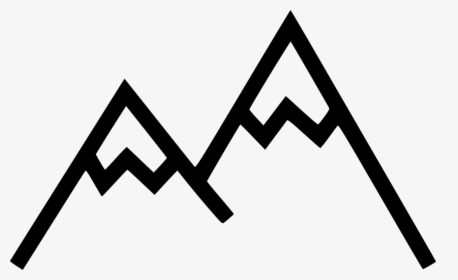 Transparent Mountain Clip Art - Mountains Icon Png Free, Png Download, Transparent PNG