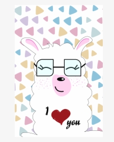 I Love You Funny Sheep Wall Art Canvas, HD Png Download, Transparent PNG