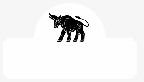 Black Bull Pub Logo Black And White - Tribal Bull, HD Png Download, Transparent PNG