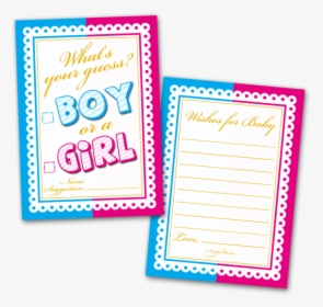 Transparent Boy And Girl Writing Clipart - Baby Boy Girl Shower Png, Png Download, Transparent PNG