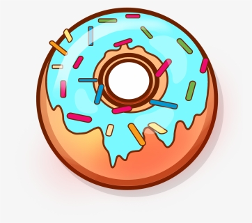 Donut, Sweets, Baking, Food, Tasty, Bun, Yummy, Icon - Donuts Template, HD Png Download, Transparent PNG