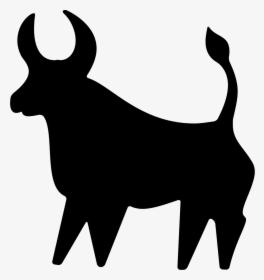 Bull Silhouette - Silueta De Un Toro, HD Png Download, Transparent PNG