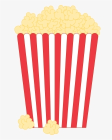 Cartoon Popcorn Clip Art Graphics Clipart Icon 2 - Carnival Popcorn Clipart, HD Png Download, Transparent PNG
