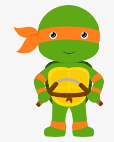 Compartiendo - - Tortugas Ninjas - - Baby Ninja Turtles - Cute Ninja Turtles Clipart, HD Png Download, Transparent PNG