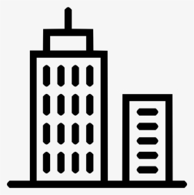 City Breaks - Business Building Vector Icon Free, HD Png Download, Transparent PNG