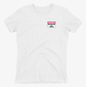 Image Of Warning Beware Of God - White T Shirt High Res, HD Png Download, Transparent PNG
