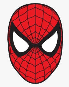 Mask Clipart Spider Man - Spiderman Face Png, Transparent Png, Transparent PNG
