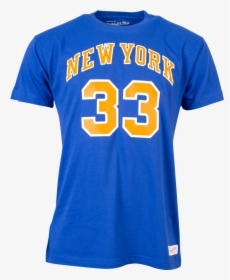 Ness New York Knicks Hardwood Classics Patrick Ewing - Rashed Wallace Knicks Jersey, HD Png Download, Transparent PNG