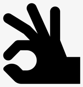 Ok Hand Icon - Ok Hand Icon Png, Transparent Png, Transparent PNG