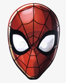 Mascara De Spiderman Dibujo, HD Png Download, Transparent PNG