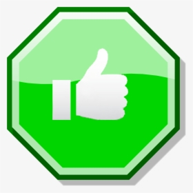 2000px-ok X Nuvola Green Alternate - Stop Sign Gif Transparent, HD Png Download, Transparent PNG