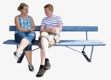 People Sitting On Bench Png, Transparent Png, Transparent PNG