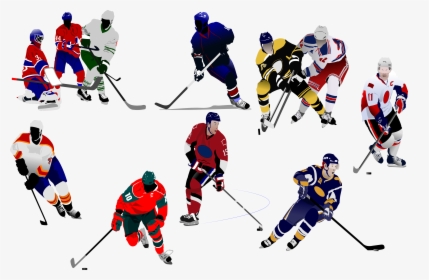 Ice Hockey Hockey Puck Clip Art - Ice Hockey Player Vector, HD Png Download, Transparent PNG