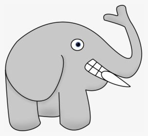 Elephant, Cartoon, Animal, Angry, Drawing, Character - Elephant Pin The Tail, HD Png Download, Transparent PNG