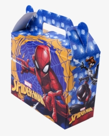 Caja Sorpresa Del Hombre Araña - Decoraciones De Spiderman De Cumpleaños, HD Png Download, Transparent PNG