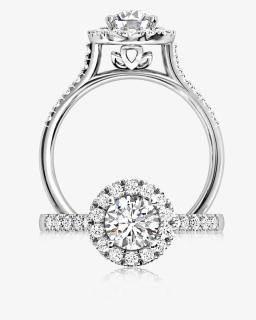 angel halo diamond ring