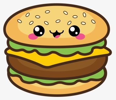 Cute Bbq Burger Clipart , Png Download - Cute Burger Clip Art ...